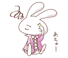 Mademoiselle rabbit sticker #7403286