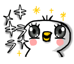 Overreacting funny bird sticker #7403711