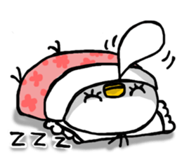 Overreacting funny bird sticker #7403714