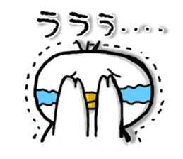 Overreacting funny bird sticker #7403722