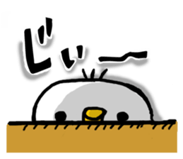 Overreacting funny bird sticker #7403724