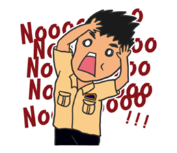 Daily Lives of Substitute Military sticker #7403966