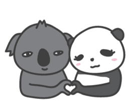 Koala & Panda sticker #7404123