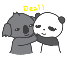 Koala & Panda sticker #7404135