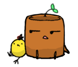 cute potting sticker #7404185