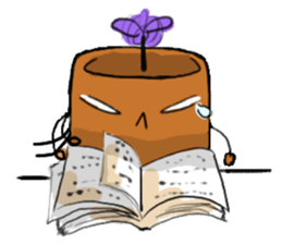 cute potting sticker #7404198