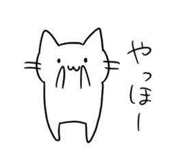 simple kawaii cat sticker #7404228