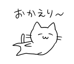 simple kawaii cat sticker #7404230
