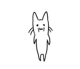 simple kawaii cat sticker #7404246