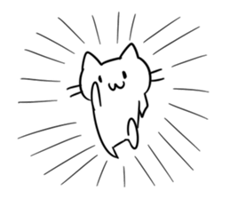 simple kawaii cat sticker #7404249