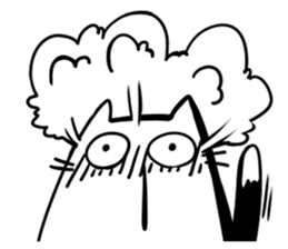 Annoying Cat #1 sticker #7404543