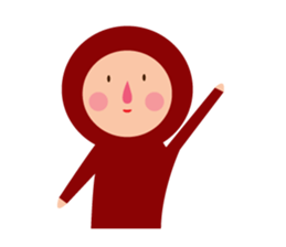 Tights Miss Red happy every day! sticker #7405557