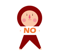 Tights Miss Red happy every day! sticker #7405563