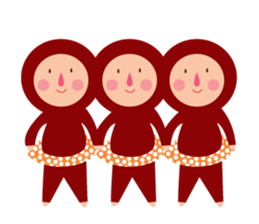 Tights Miss Red happy every day! sticker #7405565