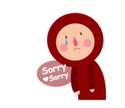 Tights Miss Red happy every day! sticker #7405570