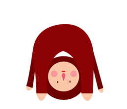 Tights Miss Red happy every day! sticker #7405577