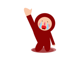 Tights Miss Red happy every day! sticker #7405582