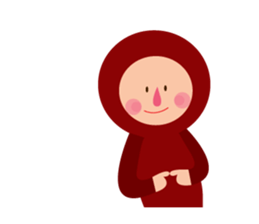 Tights Miss Red happy every day! sticker #7405585