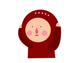 Tights Miss Red happy every day! sticker #7405589