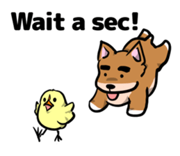 Tame of the dog talks(English version) sticker #7406180