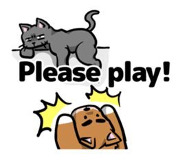 Tame of the dog talks(English version) sticker #7406188