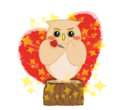 Macaron Owl sticker #7406358
