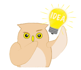 Macaron Owl sticker #7406360