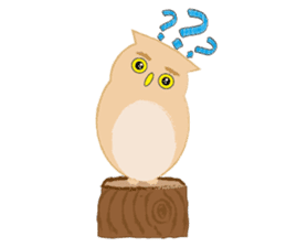 Macaron Owl sticker #7406363