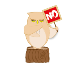 Macaron Owl sticker #7406365