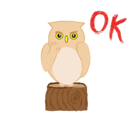 Macaron Owl sticker #7406367