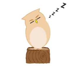 Macaron Owl sticker #7406371