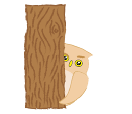 Macaron Owl sticker #7406372