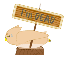 Macaron Owl sticker #7406377