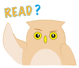 Macaron Owl sticker #7406378