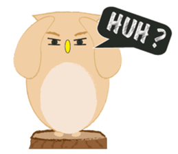 Macaron Owl sticker #7406380