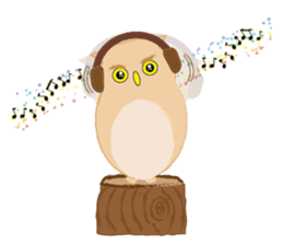 Macaron Owl sticker #7406385