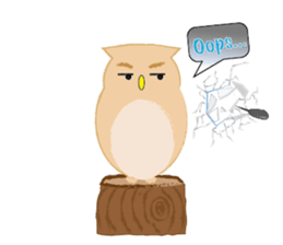 Macaron Owl sticker #7406386