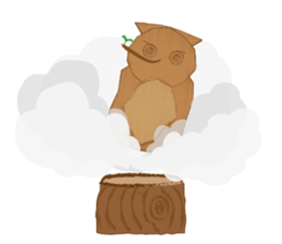 Macaron Owl sticker #7406388