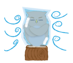 Macaron Owl sticker #7406390