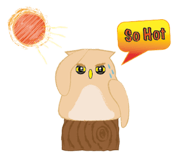 Macaron Owl sticker #7406391