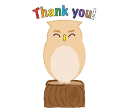 Macaron Owl sticker #7406395