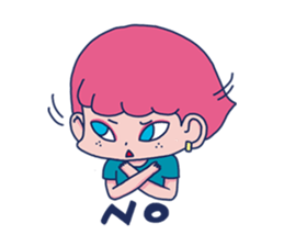 Dofens / Pink boy sticker #7406529