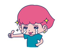 Dofens / Pink boy sticker #7406534
