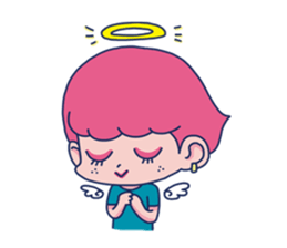 Dofens / Pink boy sticker #7406538