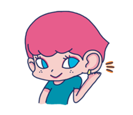 Dofens / Pink boy sticker #7406542