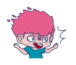 Dofens / Pink boy sticker #7406543