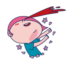 Dofens / Pink boy sticker #7406546