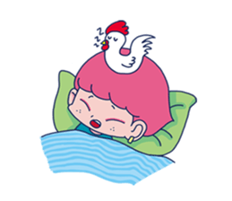 Dofens / Pink boy sticker #7406553