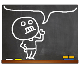 Black Board by gucchi 5 sticker #7406795