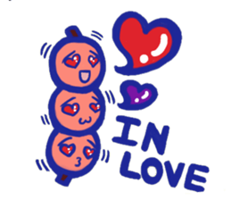 Mr. & Mrs. Fishy Ball sticker #7406918